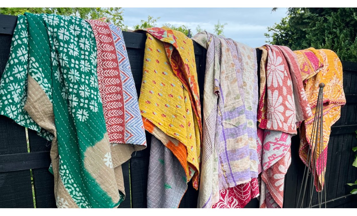 Smukker sariplaider i flotte m�nstre og farver