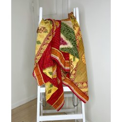 Sari Plaider  Unikke, Hndlavede Genbrugstpper