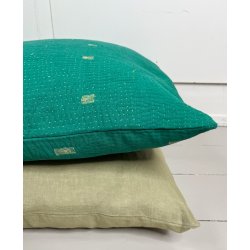 Vintage Pude med Kanthabroderi