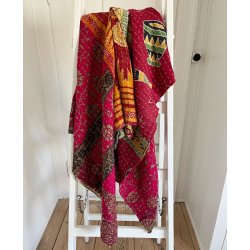 Sari Plaider  Unikke, Hndlavede Genbrugstpper