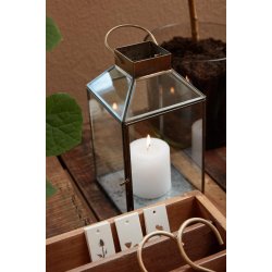 Lanterne med skr glastop