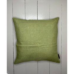 Pudebetrk i 100% Hr  Farven Sage