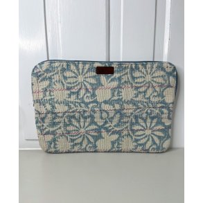 PC Cover  Unikt Beskyttelsescover i Vintage Bomuldssari