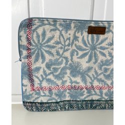 PC Cover  Unikt Beskyttelsescover i Vintage Bomuldssari