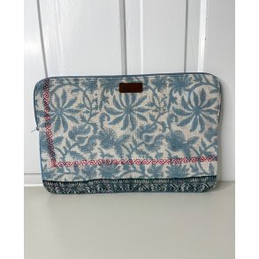 PC Cover  Unikt Beskyttelsescover i Vintage Bomuldssari