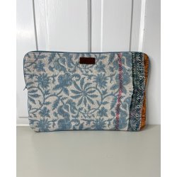 PC Cover  Unikt Beskyttelsescover i Vintage Bomuldssari