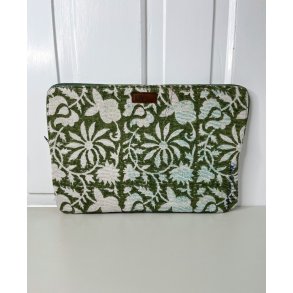 PC Cover  Unikt Beskyttelsescover i Vintage Bomuldssari