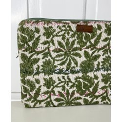 PC Cover  Unikt Beskyttelsescover i Vintage Bomuldssari