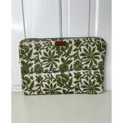 PC Cover  Unikt Beskyttelsescover i Vintage Bomuldssari