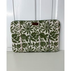 PC Cover  Unikt Beskyttelsescover i Vintage Bomuldssari