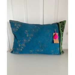 Vintage Pude med Kanthabroderi