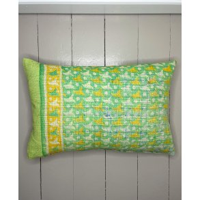 Vintage Pude med Kanthabroderi