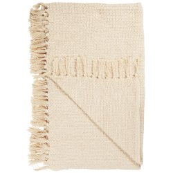 Ib Laursen Plaid Creme Vaffelv�vet�
