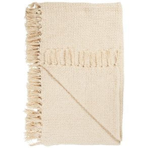 Ib Laursen Plaid Creme Vaffelv�vet�