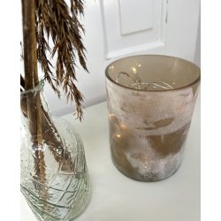 Stage i rosa frosted glas