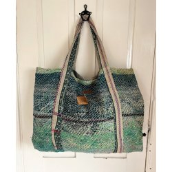 Fine-Q Strandtaske  Unik, Hndsyet og Bredygtig