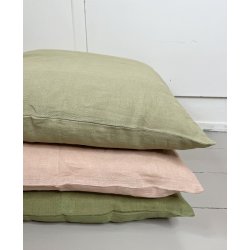 Pudebetrk i 100% Hr  Farven Eucalyptus