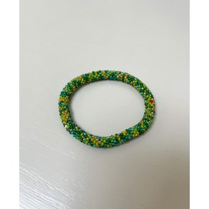 Nepal Roll-On Armbnd  Unikt Hndknyttet Smykke