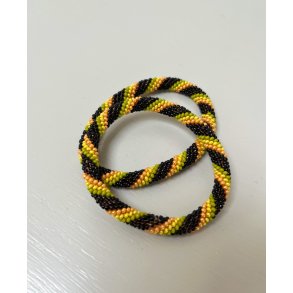 Nepal Roll-On Armbnd  Unikt Hndknyttet Smykke