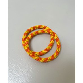 Nepal Roll-On Armbnd  Unikt Hndknyttet Smykke