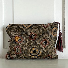Hndlavet Kantha Pung i Vintage Bomuld