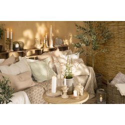 Pudebetrk i Hr  Malva med Mrkegr Broderi