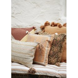 Stribet Bomuldsmadras � 70x180 cm